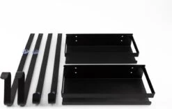 Doucherek Zonder Boren - Zwart - 2-Laags Doucherekje - Hangend Aan Douchewand 13 Doucherek Zonder Boren - Zwart - 2-Laags Doucherekje - Hangend Aan Douchewand -Badkamer Kast Winkel 1200x758