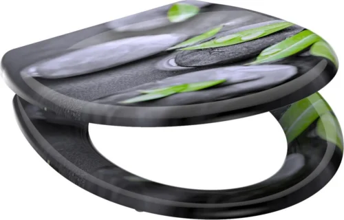 SCHÜTTE WC-Bril 82374 STONE - Duroplast - Soft Close - Afklikbaar - RVS-Scharnieren - Decor - 3-zijdige Print -Badkamer Kast Winkel 1200x768 3