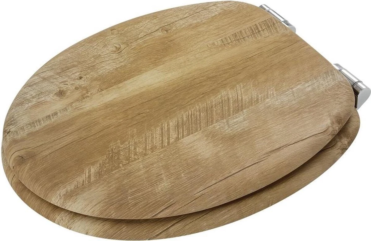 Tiger Hetta - Toiletbril Met Deksel - WC Bril - MDF - Bruin 12 Tiger Hetta - Toiletbril Met Deksel - WC Bril - MDF - Bruin - Afbeelding 12