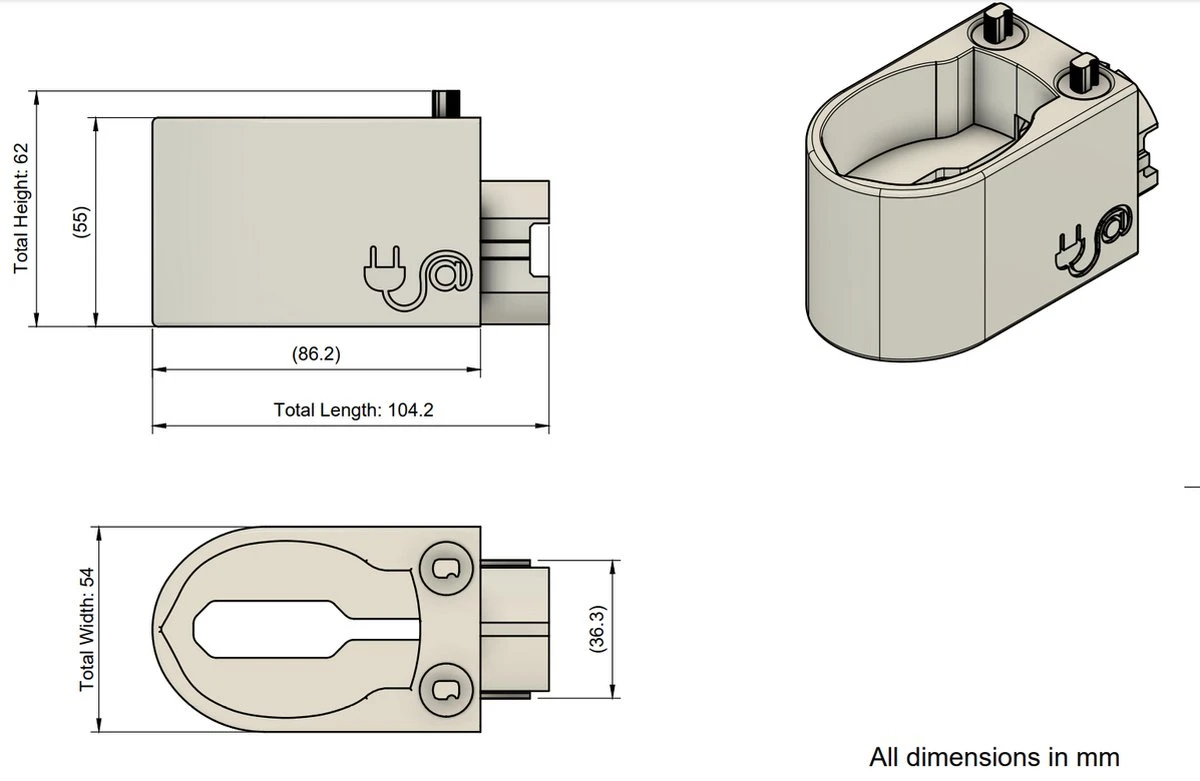 Plugware Oral-B Elektrische Tandenborstelhouder- Opzetborstelhouder - Zwart - Kabelloos Opladen - Badkamer Accessoires - Zonder Boren 9 Plugware Oral-B Elektrische Tandenborstelhouder- Opzetborstelhouder - Zwart - Kabelloos Opladen - Badkamer Accessoires - Zonder Boren - Afbeelding 9