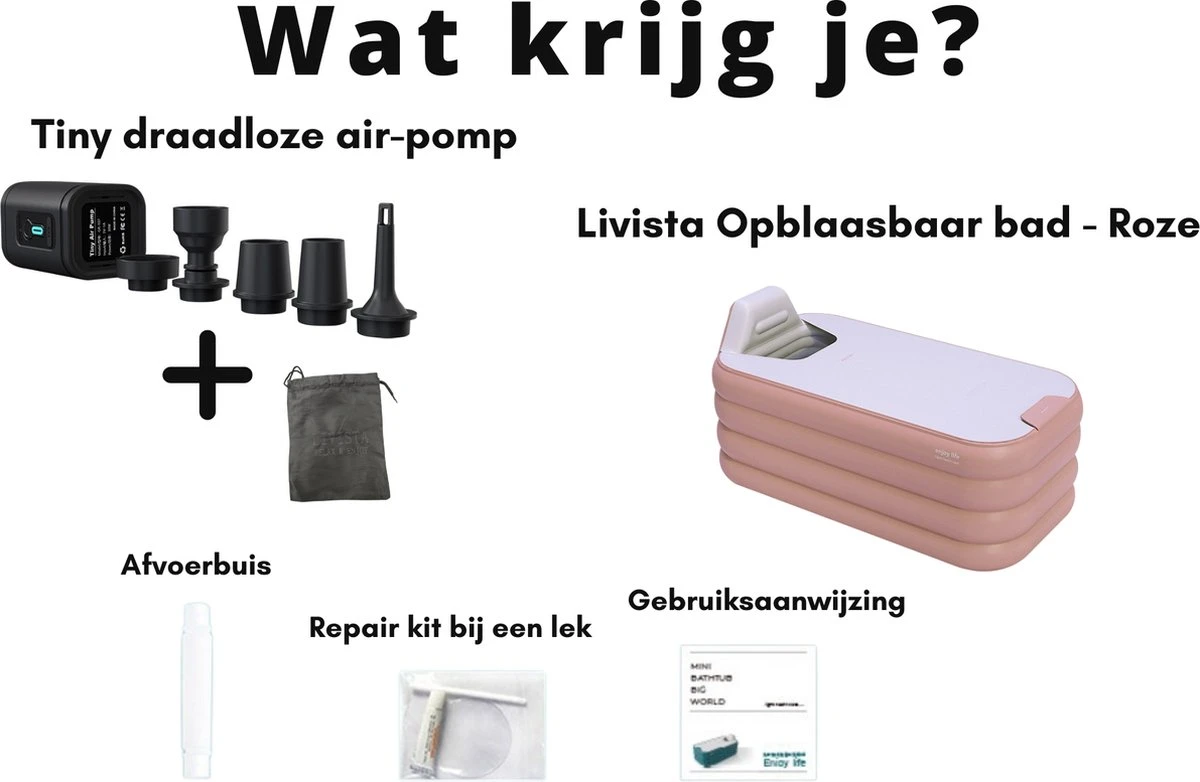 Merkloos Opblaasbaar Bad - Roze - Inclusief Air-Pomp - 1.6 Meter - Opblaasbaar Ligbad - Opblaasbare Badkuip - Zitbad 6 Merkloos Opblaasbaar Bad - Roze - Inclusief Air-Pomp - 1.6 Meter - Opblaasbaar Ligbad - Opblaasbare Badkuip - Zitbad - Afbeelding 6