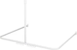 Sealskin - Easy Roll Douchegordijnstangset - 90x90x90 Cm - Wit -Badkamer Kast Winkel 1200x785 1