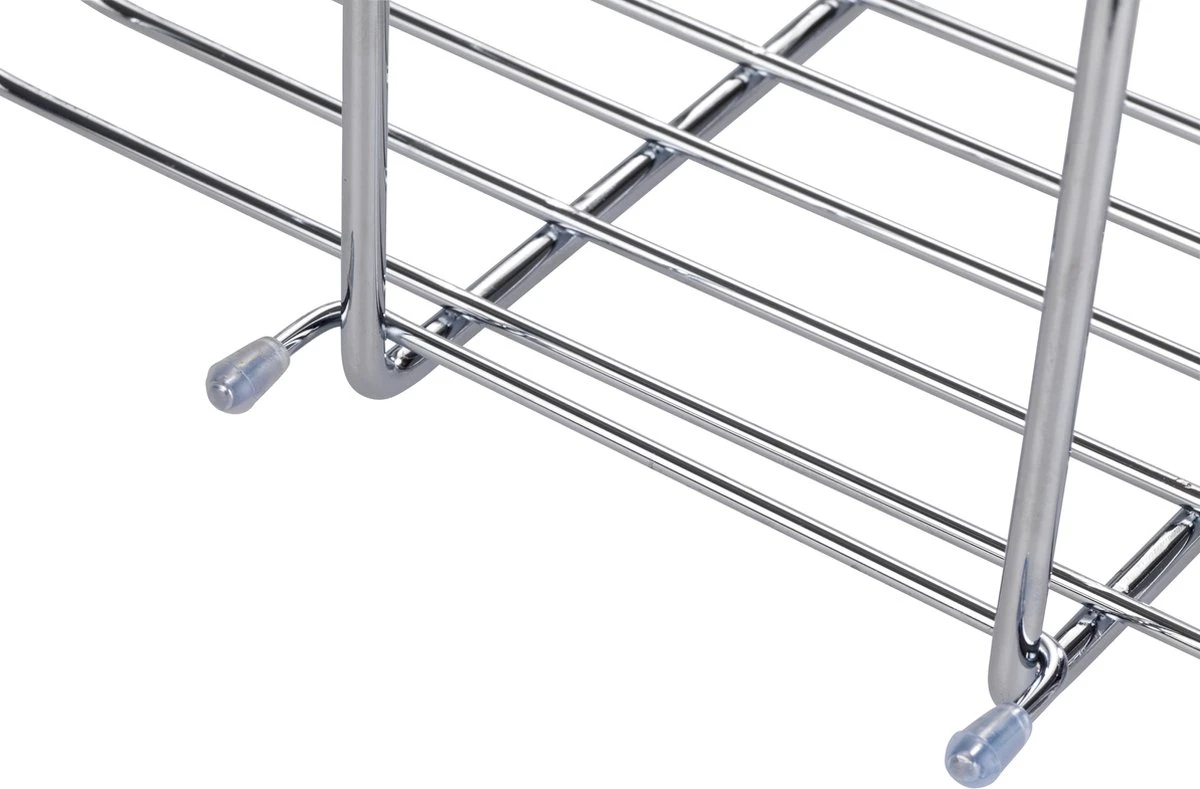 WENKO Doucherek Milo 2-laags 25x55cm RVS Glanzend - Doucherek Zonder Boren - Doucherek Hangend 6 WENKO Doucherek Milo 2-laags 25x55cm RVS Glanzend - Doucherek Zonder Boren - Doucherek Hangend - Afbeelding 6