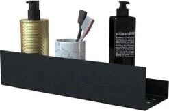 Doucherek Zwart - Shampoo Rek - RVS - Eenvoudig Te Monteren -Badkamer Kast Winkel 1200x790 1