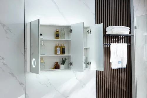 Merkloos Spiegelkast Badkamer - Spiegelkast - Badkamermeubel - Spiegelkast Met Verlichting - 100 X 70 Cm 9 Merkloos Spiegelkast Badkamer - Spiegelkast - Badkamermeubel - Spiegelkast Met Verlichting - 100 X 70 Cm -Badkamer Kast Winkel 1200x799 18