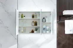 Merkloos Spiegelkast Badkamer - Spiegelkast - Badkamermeubel - Spiegelkast Met Verlichting - 100 X 70 Cm -Badkamer Kast Winkel 1200x799 20