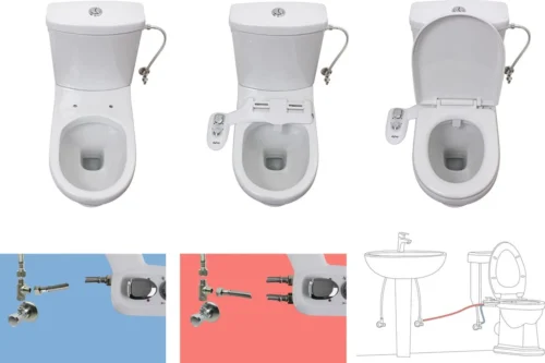 Deluy Platinum Series - Bidet Met Warm Water - QuickRelease Functie - Dubbele Sproeikop En Zelfreiningsfunctie - Hygiënisch Alternatief Voor Toiletpapier 12 Deluy Platinum Series - Bidet Met Warm Water - QuickRelease Functie - Dubbele Sproeikop En Zelfreiningsfunctie - Hygiënisch Alternatief Voor Toiletpapier -Badkamer Kast Winkel 1200x799 24