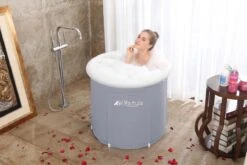 HBKS Zitbad - Bath Bucket - Ice Bath - Dompelbad - Voor Volwassenen En Kinderen - Inclusief Tas - Ijsbad Wim Hof Methode - Inclusief Ijsbad Ebook - Grijs 6 HBKS Zitbad - Bath Bucket - Ice Bath - Dompelbad - Voor Volwassenen En Kinderen - Inclusief Tas - Ijsbad Wim Hof Methode - Inclusief Ijsbad Ebook - Grijs -Badkamer Kast Winkel 1200x800 117