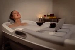 HelloBath Opvouwbaar Zitbad - Bath Bucket - 148cm - 220L - Extra Lang - Incl. Badkussen & Opberghoes -Badkamer Kast Winkel 1200x800 122