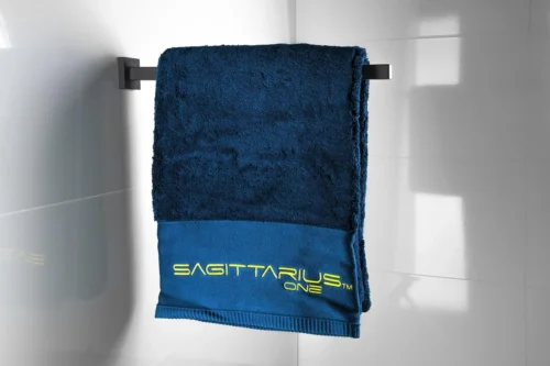 Sagittarius One 400S1-B Handdoekrek Zwart | Handdoekrek Badkamer | Handdoekenrek Zwart | Handdoekenrek Badkamer | Handdoekstang Zwart 40 Cm | Handdoekhouder Zwart -Badkamer Kast Winkel 1200x800 27