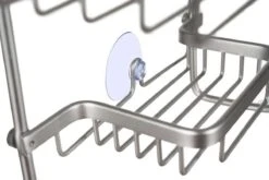 SIEPS Luxe Doucherek Zilver - Doucherek Zonder Boren - Doucherek Hangend - Doucherekje - Doucherekjes - Aluminium -Badkamer Kast Winkel 1200x800 41