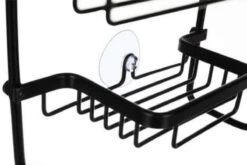 Recalma Doucherek 3 Laags - Monteren Zonder Boren - Zwart - Zuignap - Ook Voor Grote Flessen - Opbergrek Douche - 3 Etages 11 Recalma Doucherek 3 Laags - Monteren Zonder Boren - Zwart - Zuignap - Ook Voor Grote Flessen - Opbergrek Douche - 3 Etages -Badkamer Kast Winkel 1200x802 2