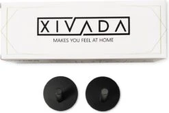 Handdoekhaakjes Zelfklevend - Zwart - Haakjes Handdoek 2st - Badkamer & Keuken -Badkamer Kast Winkel 1200x805