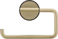 Tiger Tune - Toiletrolhouder Zonder Klep - Messing Geborsteld / Zwart -Badkamer Kast Winkel 1200x813