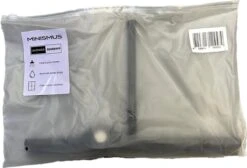 Minismus Extra Brede Douchewisser Met Ophanghaak - Raamwisser - Silicone Douchetrekker Badkamer - 33 Cm Breed - Zwart -Badkamer Kast Winkel 1200x818