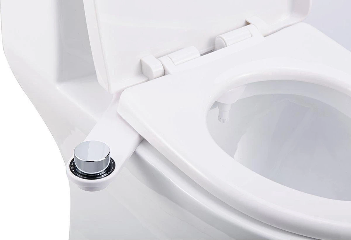 Bidet Handdouche Toilet Sproeier Shattaf Sprayer WC Papier Besparend - Enkel Spray Koud Water - Badkamer Accessoires - Freshole® 3 Bidet Handdouche Toilet Sproeier Shattaf Sprayer WC Papier Besparend - Enkel Spray Koud Water - Badkamer Accessoires - Freshole® - Afbeelding 3