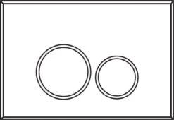 Bedieningsplaat StarBlueDisc Doppio 35 TBV Geberit UP100 UP320 UP300 UP700 UP720 Mat Zwart -Badkamer Kast Winkel 1200x825 2