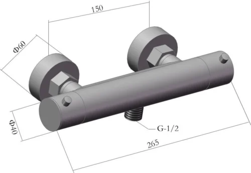 Wesseling & Bos Eva Doucheset – Douchemengkraan Met Thermostaat-glijstang 60 Cm - Mat Zwart - Compleet Met Alle Montagemateriaal -Badkamer Kast Winkel 1200x826 2