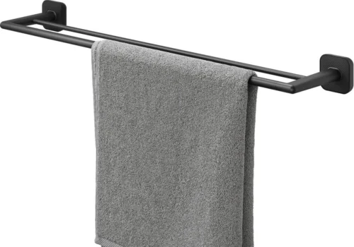 Tiger Carv Handdoekrek Dubbel 65,2 Cm Zwart