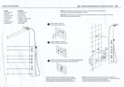 RVS Douchepaneel Met Thermostatische Kraan (5 Functie) -Badkamer Kast Winkel 1200x841 3