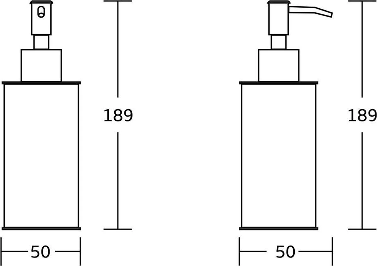 VDN Stainless Zeeppompje - Zeepdispenser - Zeeppompje Vrijstaand - Zwart - Vierkant - RVS 8 VDN Stainless Zeeppompje - Zeepdispenser - Zeeppompje Vrijstaand - Zwart - Vierkant - RVS - Afbeelding 8
