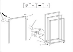Sealskin Tube - Handdoekrek Vrijstaand - Zwart -Badkamer Kast Winkel 1200x848