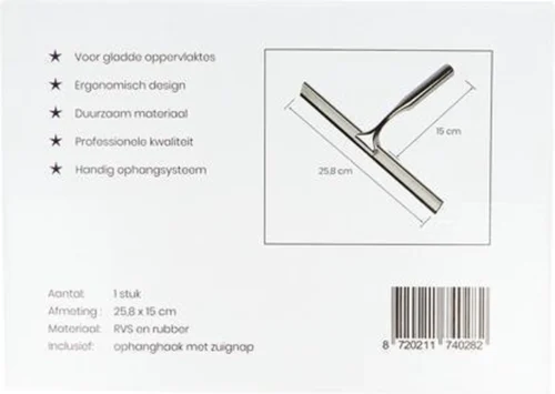 Aquafy Raamwisser RVS - Incl. Douchespons - Douchetrekker Voor Badkamer - Raamwisser Douche - Douchewisser RVS - Luxe Trekker Met Ophanghaak 18 Aquafy Raamwisser RVS - Incl. Douchespons - Douchetrekker Voor Badkamer - Raamwisser Douche - Douchewisser RVS - Luxe Trekker Met Ophanghaak -Badkamer Kast Winkel 1200x852 3