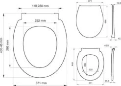 Tiger Pasadena Toiletbril - WC Bril - Thermoplast - Wit -Badkamer Kast Winkel 1200x854 7