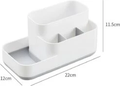 Tandenborstelhouder Badkamer – Elektrische Tandenborstel Houder - Tandenborstel - Make Up Organizer - Desk Organizer - Bureau Organizer - Opbergbox - Wit 16 Tandenborstelhouder Badkamer – Elektrische Tandenborstel Houder - Tandenborstel - Make Up Organizer - Desk Organizer - Bureau Organizer - Opbergbox - Wit -Badkamer Kast Winkel 1200x858 2