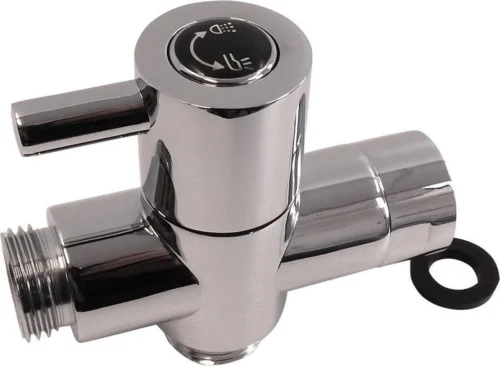 WillieJan Omstelkraan Douche – Verchroomd Messing - Aansluitmaat 3 X 1/2″