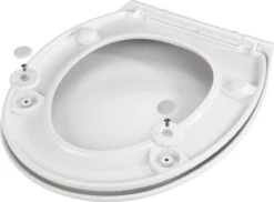 WENKO WC Bril Gubbio - Antibacterieel Wit Duroplast - Easy-Close Sluiting - Fix-Clip Bevestiging In RVS - Belastbaar Tot 350 Kg - Toiletbril - Toiletzitting -Badkamer Kast Winkel 1200x885 2