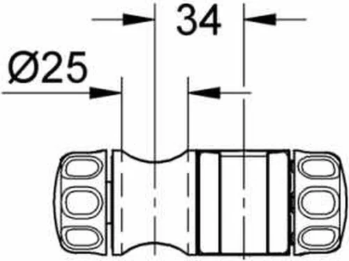 GROHE Relexa Glijstuk - 25 Mm - Chroom - 07659000 -Badkamer Kast Winkel 1200x897