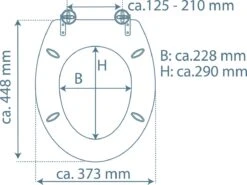 SCHÜTTE WC-Bril 82197 FLOWERS & WOOD - Duroplast - Soft Close - Verchroomde Scharnieren - Decor - 1-zijdige Print -Badkamer Kast Winkel 1200x899 18