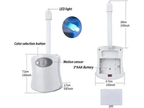 2 Stuks Toiletpotverlichting-automatisch-led-licht-toilet-bril-verlichting-voor-wc-in-8-stelbare-kleuren-wc-lamp-nachtlamp-bewegingssensor-toiletpot, Wit , Merk I12Cover -Badkamer Kast Winkel 1200x900 120