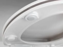 WENKO WC Bril Gubbio - Antibacterieel Wit Duroplast - Easy-Close Sluiting - Fix-Clip Bevestiging In RVS - Belastbaar Tot 350 Kg - Toiletbril - Toiletzitting -Badkamer Kast Winkel 1200x900 125