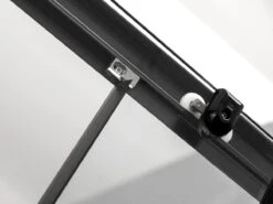 Merkloos Douchecabine Vierkant - 90x90x200cm 6 Mm - Nano Anti Kalk Veiligheidsglas - Zwart Aluminium Omlijsting -Badkamer Kast Winkel 1200x900 74