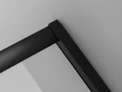 Merkloos Douchecabine Vierkant - 90x90x200cm 6 Mm - Nano Anti Kalk Veiligheidsglas - Zwart Aluminium Omlijsting -Badkamer Kast Winkel 1200x900 80