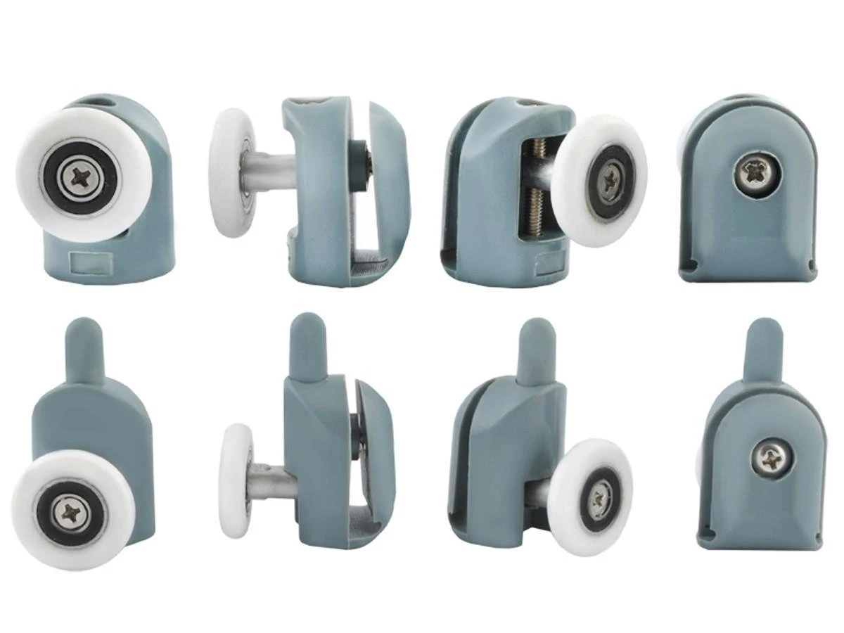 Reserve Wieltjes Voor Douchedeur – Douche Deur Rollers – Wielen Douchedeur – Loopwielen – Katrollen – Set Van 4 Onder En 4 Boven 2 Reserve Wieltjes Voor Douchedeur – Douche Deur Rollers – Wielen Douchedeur – Loopwielen – Katrollen – Set Van 4 Onder En 4 Boven - Afbeelding 2