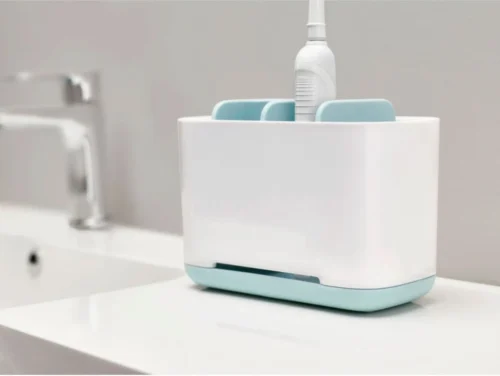Joseph Joseph Badkamer Easy-Store Tandenborstelorganiser Large - 16.8x8.4x12.6 Cm - Creme/licht Blauw -Badkamer Kast Winkel 1200x903 2