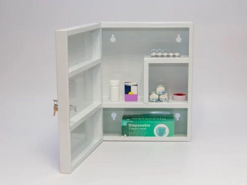 Culinorm Medicijnkast Van Staal Met Slot - 35cm X 45 Cm X 15 Cm - Wit 12 Culinorm Medicijnkast Van Staal Met Slot - 35cm X 45 Cm X 15 Cm - Wit -Badkamer Kast Winkel 1200x903 4