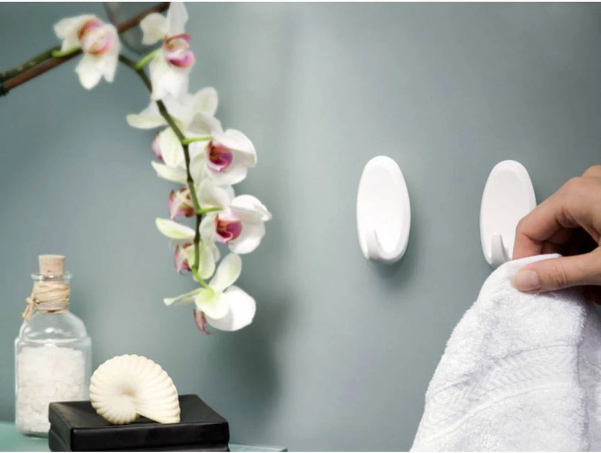 Tesa Powerstrips Haken Large - Wit - 2 Stuks 7 Tesa Powerstrips Haken Large - Wit - 2 Stuks - Afbeelding 7