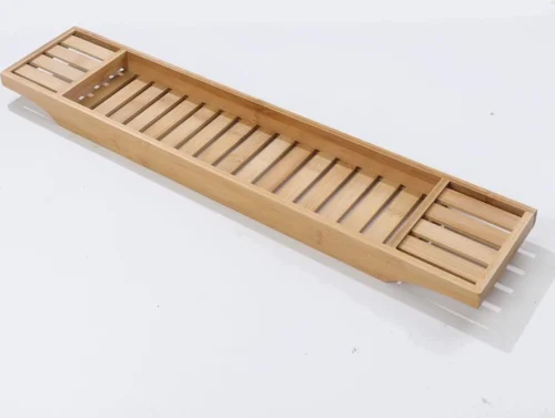 Merkloos Decopatent® Badrekje Voor Over Bad - 70 Cm - Bamboe Hout - Badrek - Badplank - Badbrug - Basic Bad Tafeltje Voor In Bad - Naturel -Badkamer Kast Winkel 1200x905 6