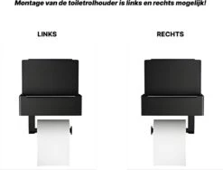 SHATY® WC Rolhouder - Toiletrolhouder - Opbergvak - Bakje - Plankje - Zonder Boren- WC Papier Houder - Toilet Papier Houder - Zwart - Badkameraccessoire - Toiletaccessoire - Inclusief Handoekhaak 16 SHATY® WC Rolhouder - Toiletrolhouder - Opbergvak - Bakje - Plankje - Zonder Boren- WC Papier Houder - Toilet Papier Houder - Zwart - Badkameraccessoire - Toiletaccessoire - Inclusief Handoekhaak -Badkamer Kast Winkel 1200x911 1