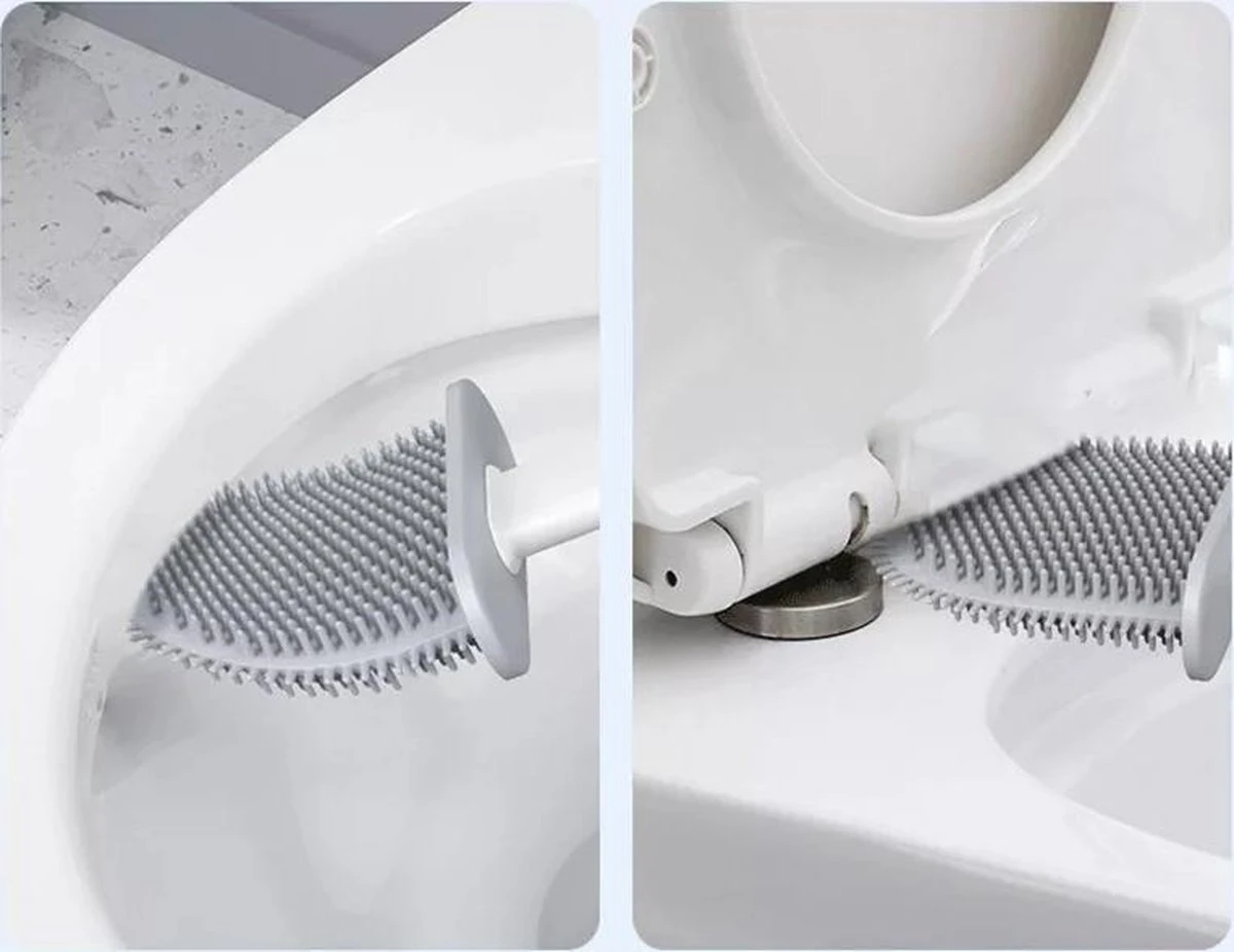 Merkloos WC Borstel Met Houder Zwart - Zwarte Toiletborstel - Duurzame Wc Borstel - Duurzame Toiletborstel 5 Merkloos WC Borstel Met Houder Zwart - Zwarte Toiletborstel - Duurzame Wc Borstel - Duurzame Toiletborstel - Afbeelding 5