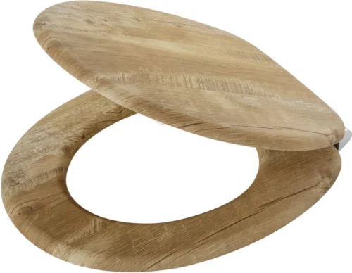 Tiger Hetta - Toiletbril Met Deksel - WC Bril - MDF - Bruin