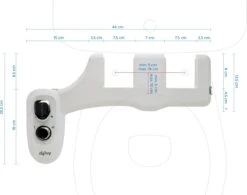 Deluy Platinum Series - Bidet Met Warm Water - QuickRelease Functie - Dubbele Sproeikop En Zelfreiningsfunctie - Hygiënisch Alternatief Voor Toiletpapier -Badkamer Kast Winkel 1200x946 7