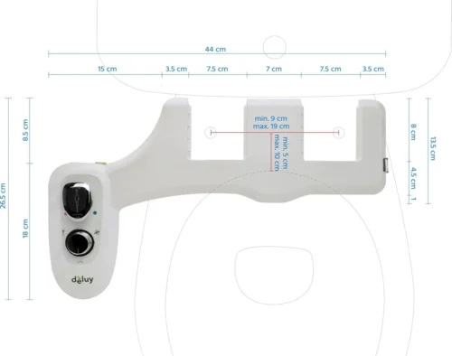 Deluy Platinum Series - Bidet Met Warm Water - QuickRelease Functie - Dubbele Sproeikop En Zelfreiningsfunctie - Hygiënisch Alternatief Voor Toiletpapier 13 Deluy Platinum Series - Bidet Met Warm Water - QuickRelease Functie - Dubbele Sproeikop En Zelfreiningsfunctie - Hygiënisch Alternatief Voor Toiletpapier -Badkamer Kast Winkel 1200x946 7