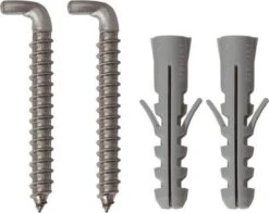 Sealskin Brix - Wandkubus Wandelement Wandrek - 12x50x24 Cm - Metaal - Zwart -Badkamer Kast Winkel 1200x951