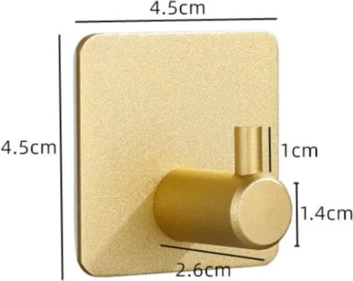 Merkloos Handdoekhaakjes 4 Set Zonder Boren - RVS - Goud - Vierkant Zelfklevend - Badjas - Theedoek Hanger Keuken Badkamer Handdoek Haakjes 9 Merkloos Handdoekhaakjes 4 Set Zonder Boren - RVS - Goud - Vierkant Zelfklevend - Badjas - Theedoek Hanger Keuken Badkamer Handdoek Haakjes -Badkamer Kast Winkel 1200x954