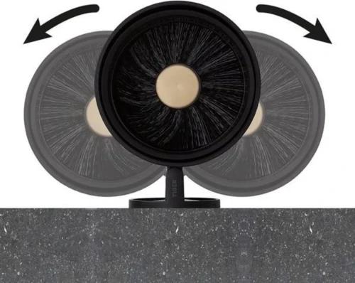 Tiger Tune - Toiletborstel Met Houder - Messing Geborsteld / Zwart -Badkamer Kast Winkel 1200x956